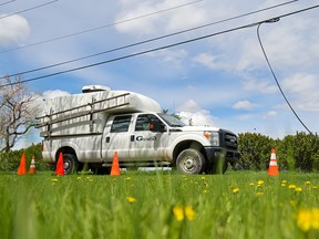 Repair crews fix damaged Rogers fibre optic cables that were cut by copper thieves