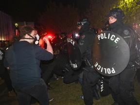 Policing protesters