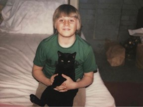 Owen Hart as a child.