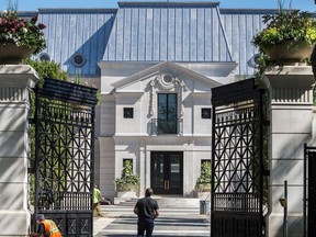 FILE: Musician Drake's newly built home located at Toronto's 21 Park Lane Circle, Tuesday September 17, 2019.