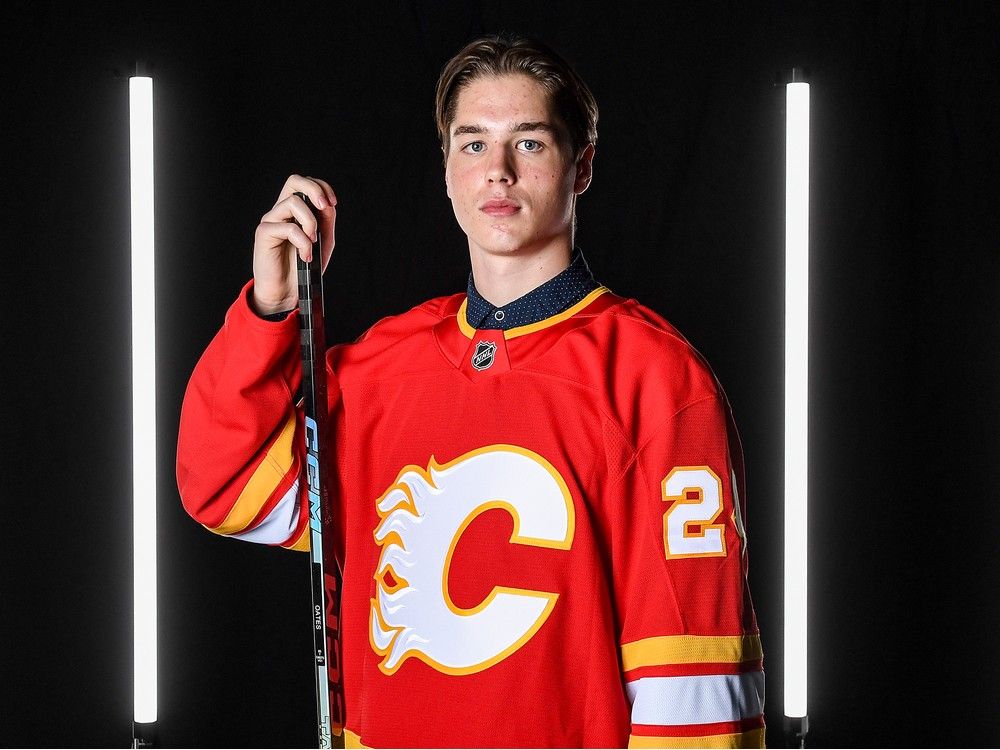 Meet Matvei Gridin, the Flames' pick at No. 28 in the NHL Draft