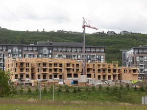 Housing construction in Calgary