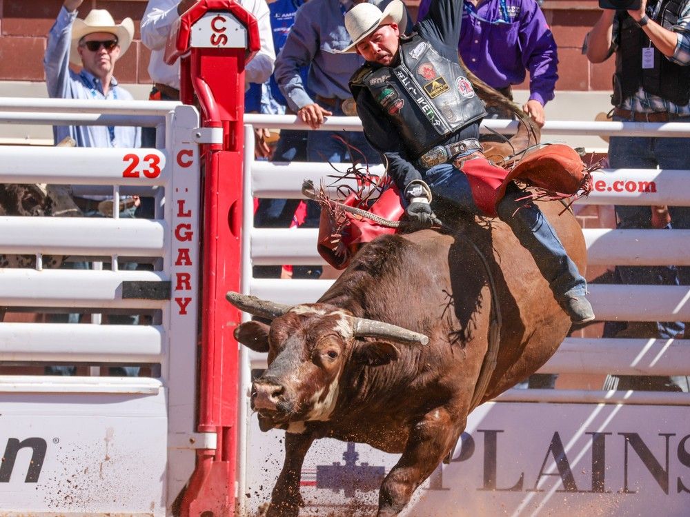 RODEO NOTES Alberta's Wyatt Gleeson wins on bulls at Calgary Stampede