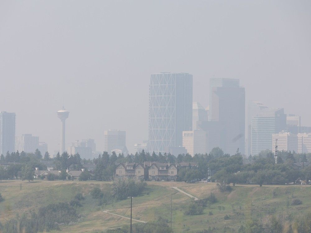 Calgary again under air quality advisory due to wildfire smoke ...