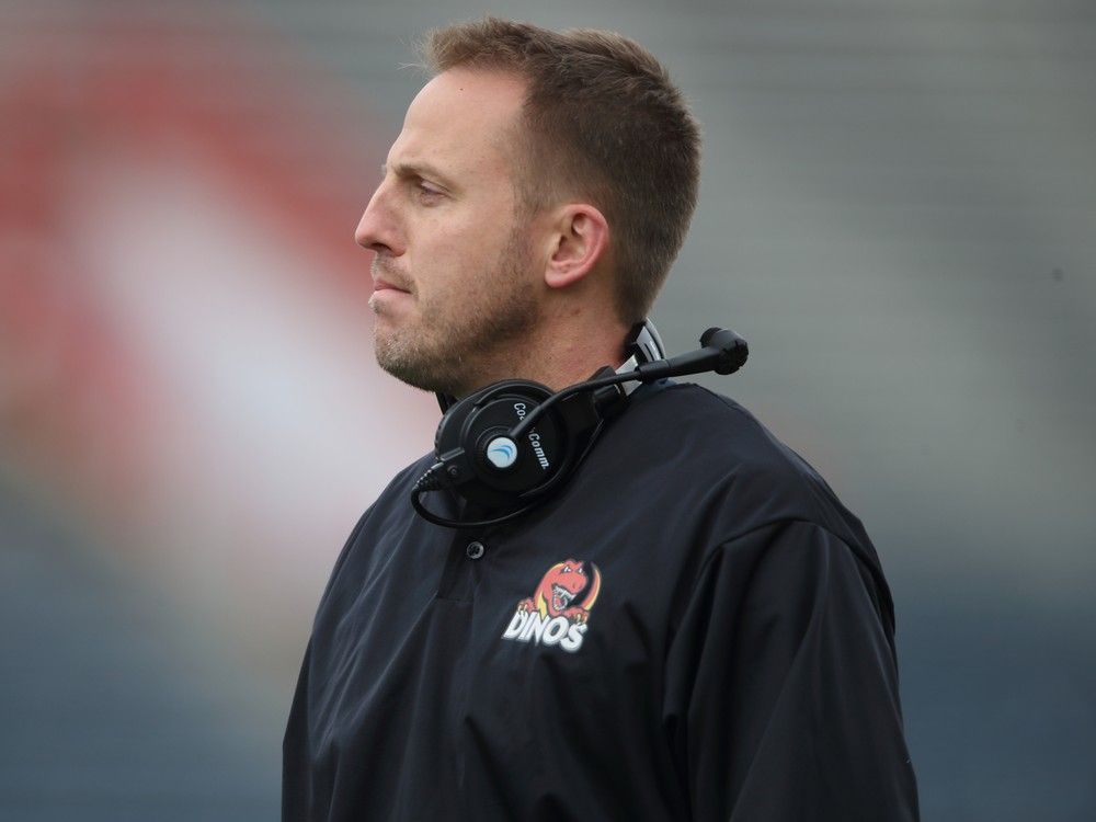 New coach Ryan Sheahan earns first win with Calgary Dinos football ...