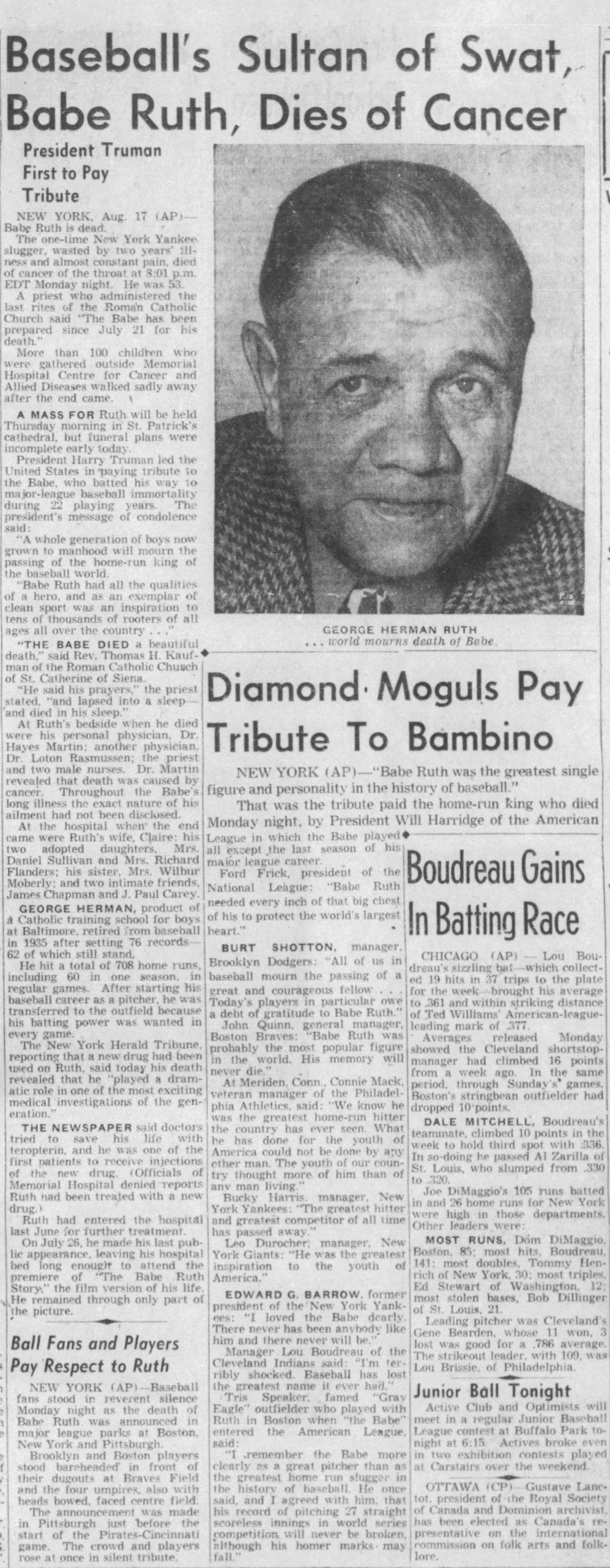Calgary Herald; Aug. 17, 1948.