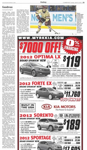 Courier Post; April 22, 2012.