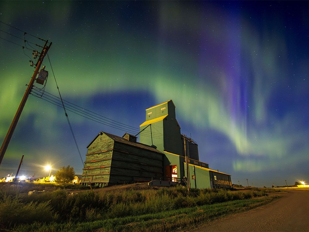 On the Road Up late with the northern lights Calgary Herald