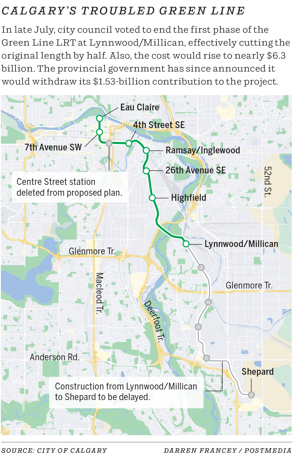 Calgary Green Line graphic