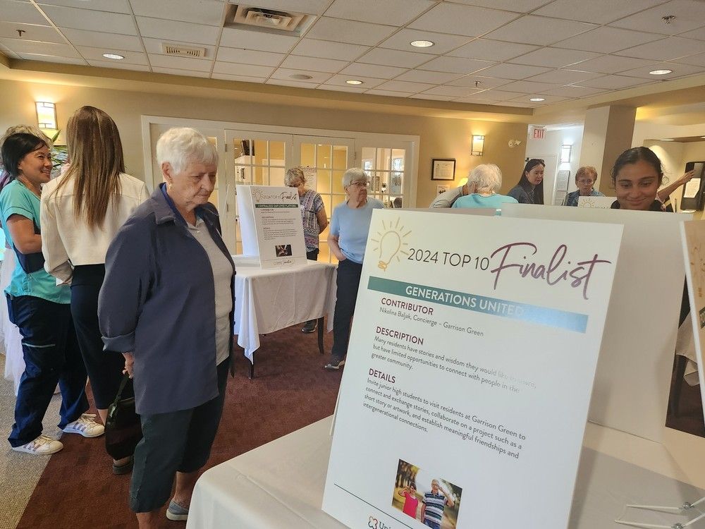 Local innovation fair showcases ideas to transform life in seniors'
residences