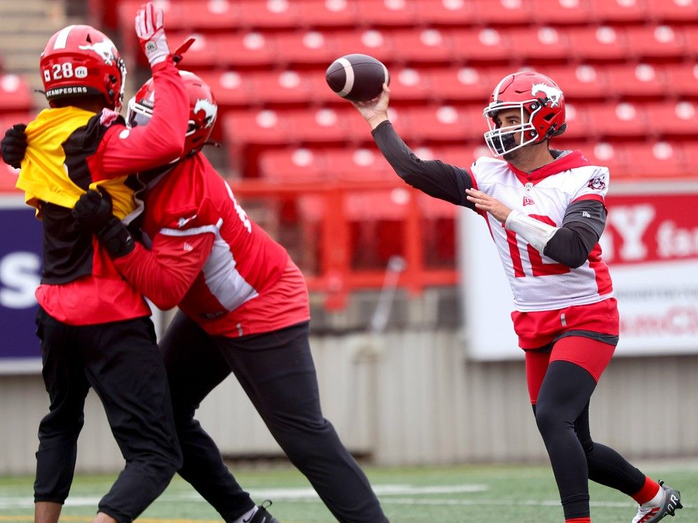 'Mustwin' drives struggling Calgary Stampeders in CFL visit to BC