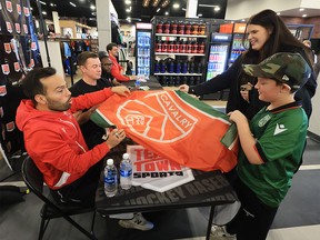 Cavalry FC autograph signing