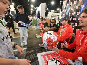 Cavalry FC autograph signing