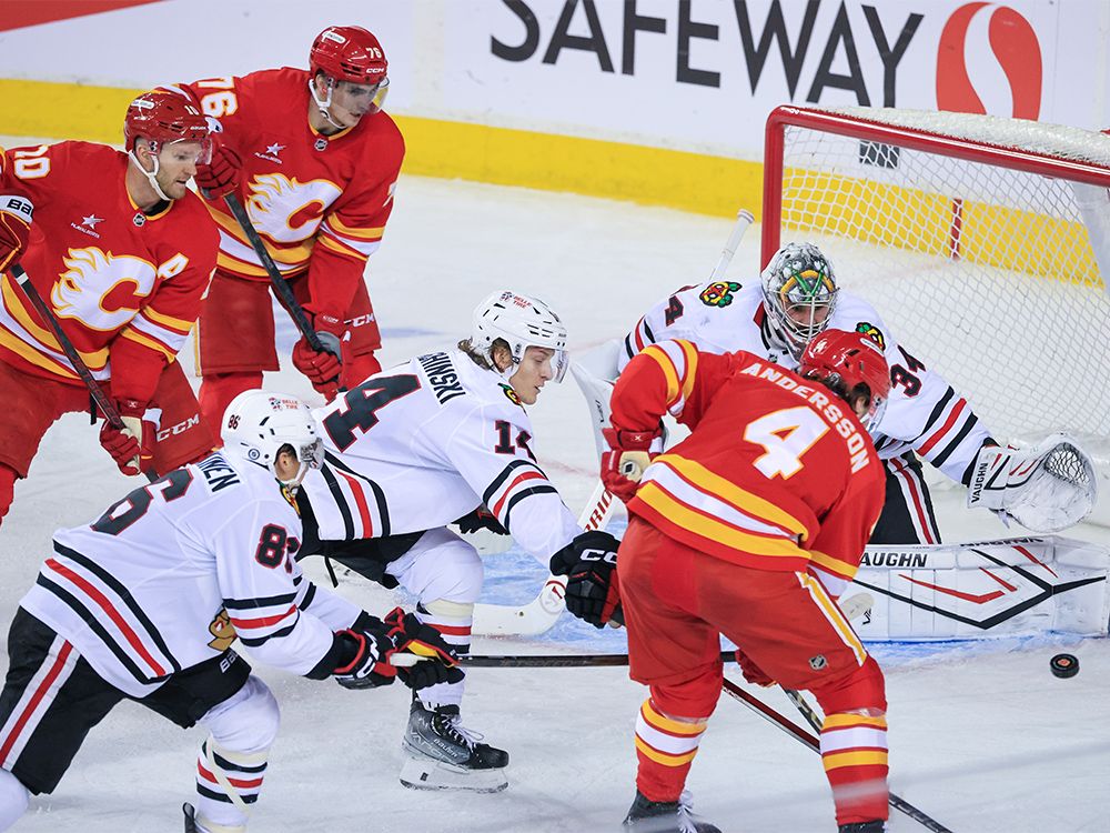 Flames vs Blackhawks