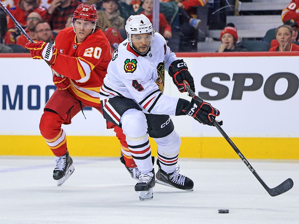 Flames vs Blackhawks