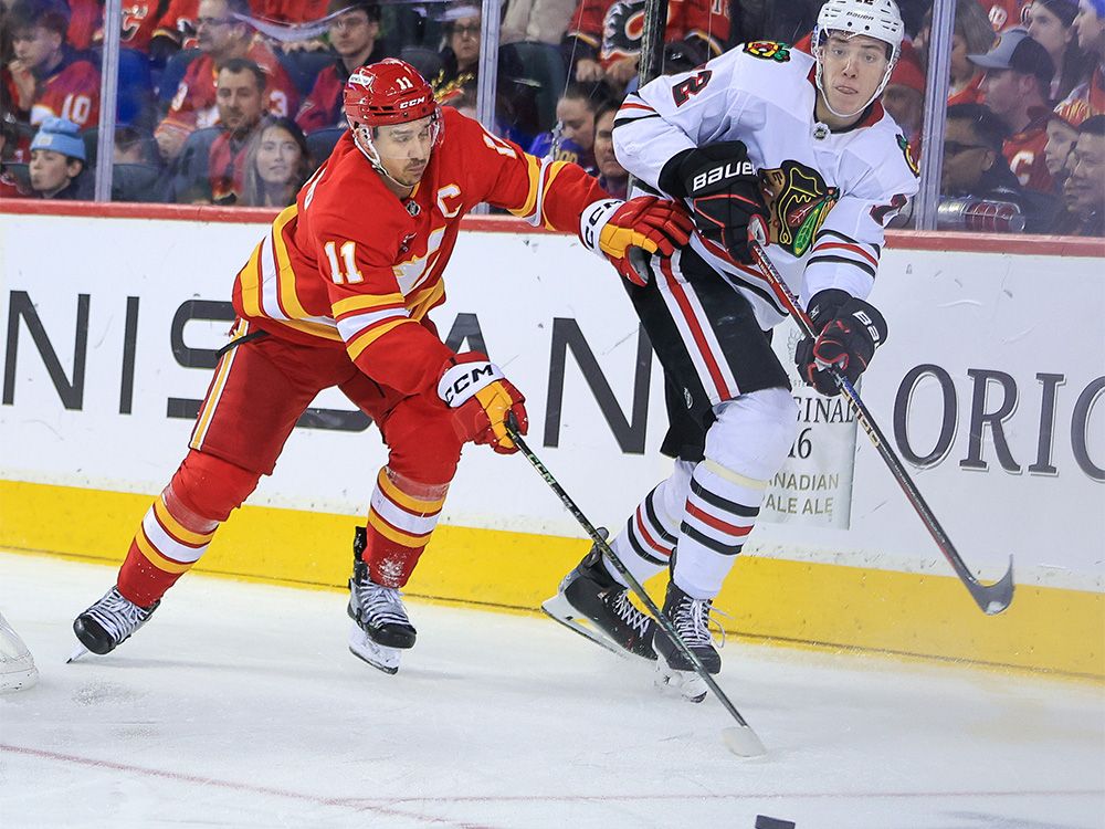 Flames vs Blackhawks