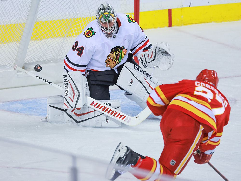 Flames vs Blackhawks