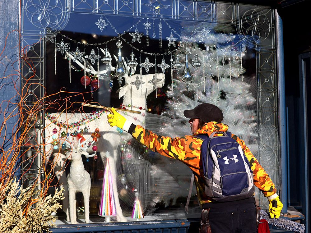 Window washing on 17th