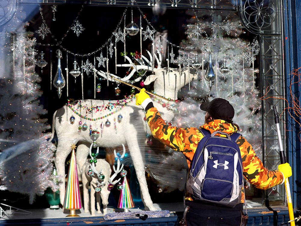 Window washing on 17th