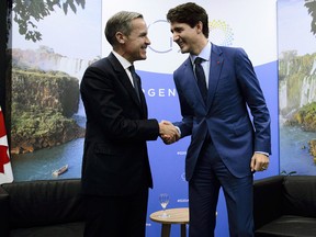 Mark Carney and Justin Trudeau