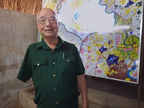 Former Viet Cong guerrilla Huynh Van Chia lived in Cu Chi tunnels for 12 years during the war in Vietnam. PHOTO BY MICHELE JARVIE