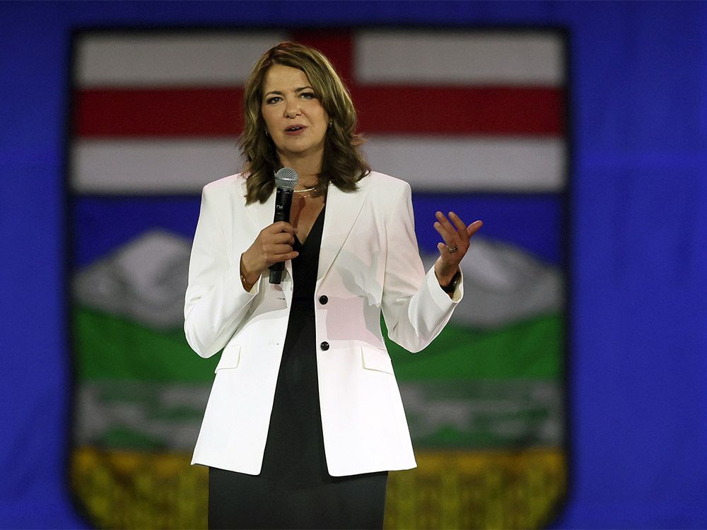 Danielle Smith at the UCP's Calgary Leader's Dinner