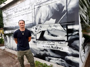 Alex Kwong art along RiverWalk