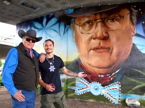 Alex Kwong art along RiverWalk