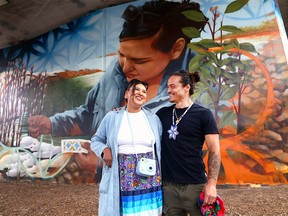 Alex Kwong art along RiverWalk