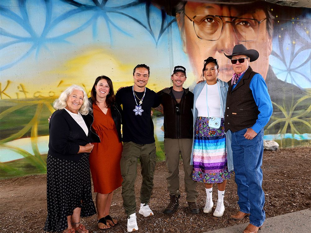 Alex Kwong art along RiverWalk