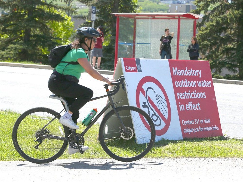 Calgary will have more water restrictions next month, though it has nothing to do with construction of the Bearspaw South feeder main.