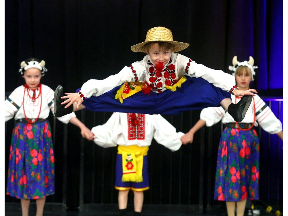  kids also got into the spirit of the occasion during the ukrainian festival at the acadia recreation complex on saturday.