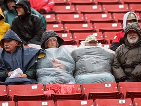 Fans at the Calgary Stampeders game