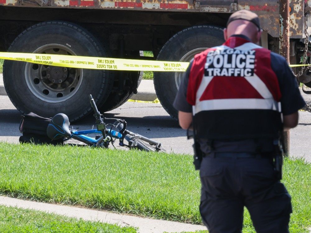 Cyclist dies in southwest Calgary collision with a dump truck | Calgary ...