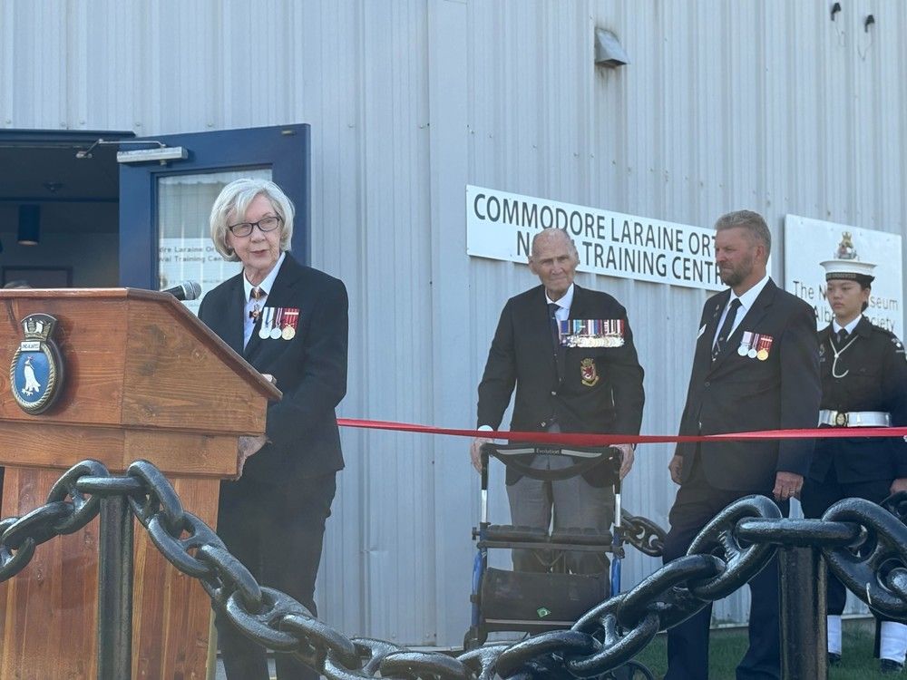 The Commodore Lorraine Orthlieb Training Centre honours the woman who formed what would become Naval Museum of Alberta Society.