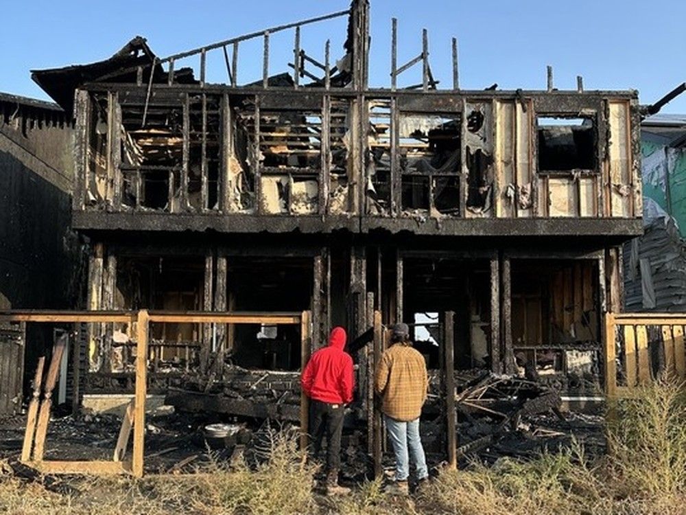Rylan and Aidan Wheeler say they are starting over after a fire razed their home and vehicles on Sunday in southeast Calgary.