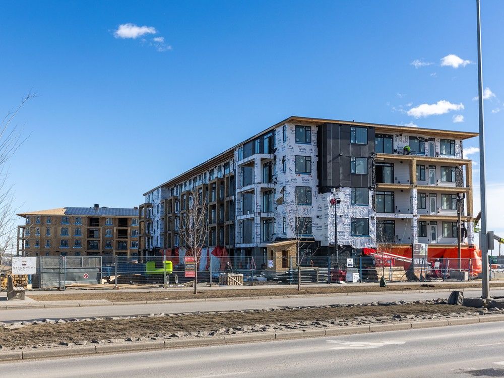 New home builds are seen on the southeast edge of Calgary in February. New home builds are seen on the southeast edge of Calgary in February.