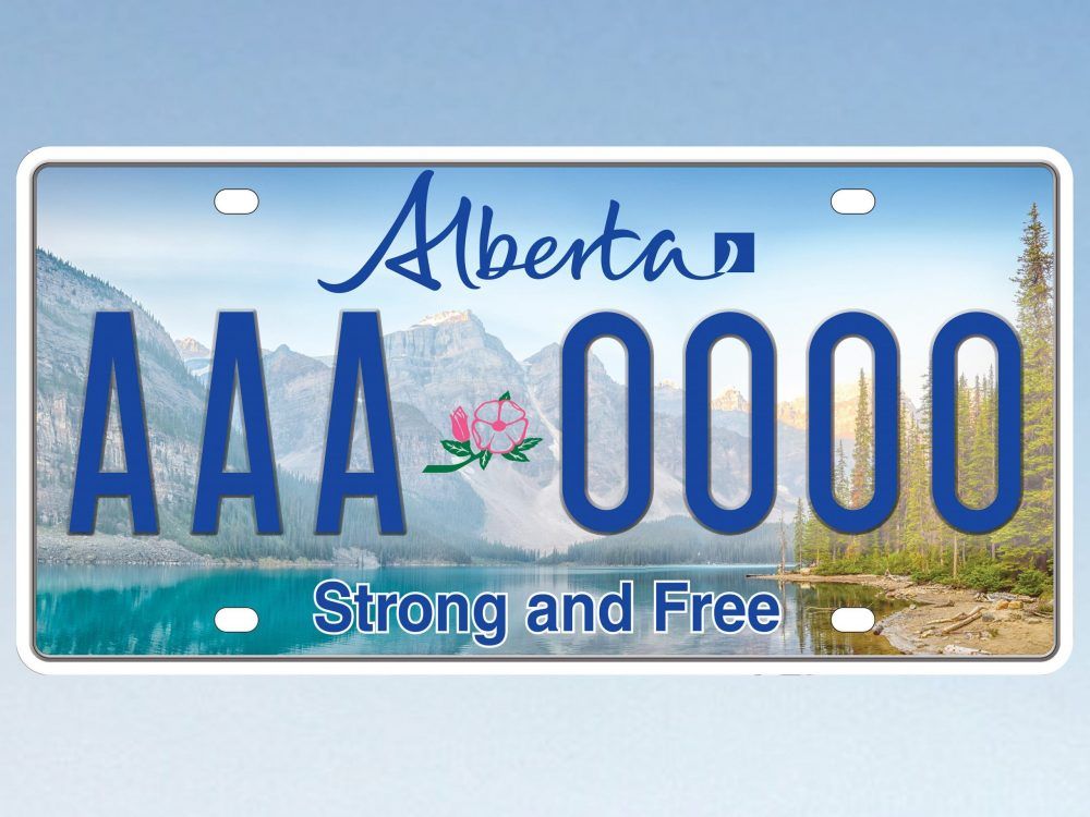 Alberta has a new Strong and Free licence plate to be rolled out by the Premier Smith government and chosen in an online vote of Albertans.