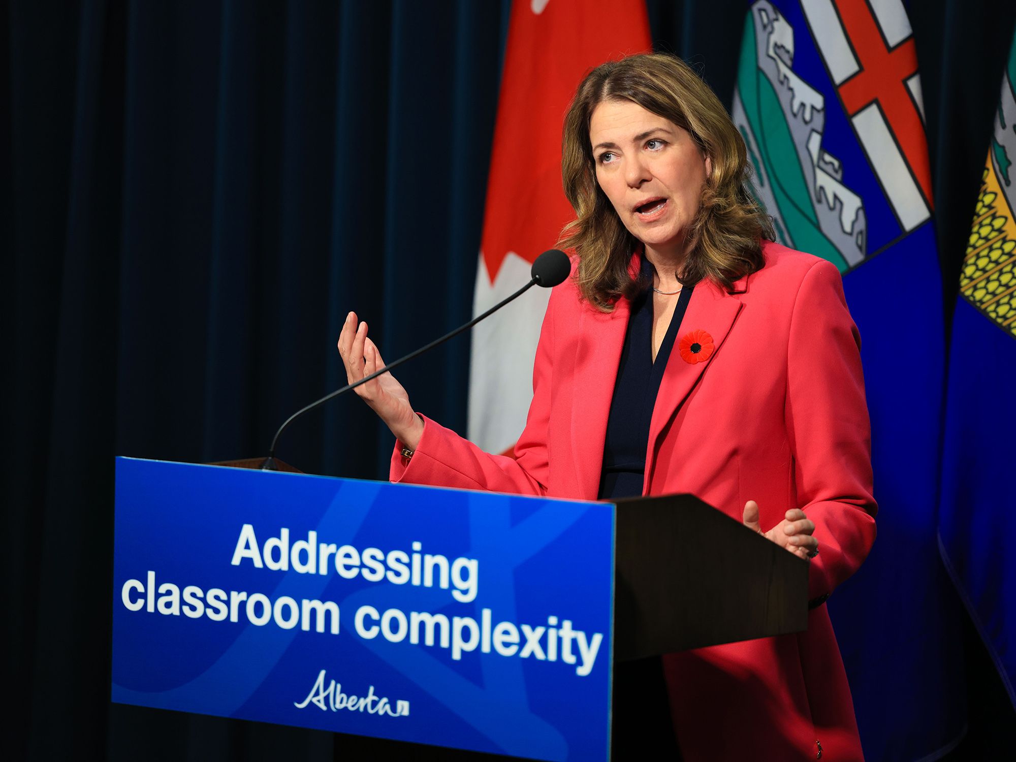 Alberta premier Danielle Smith commented on the justice systems involvement in deciding matters like the use of the not withstanding clause.