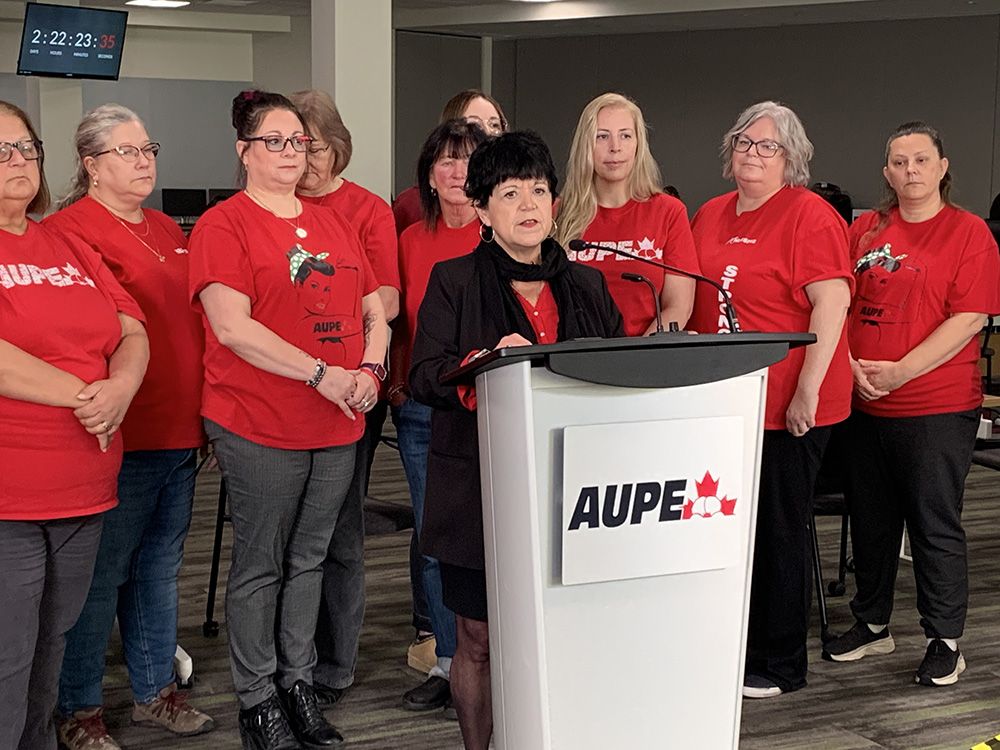Approximately 22 per cent of Alberta's 16,000 licensed practical nurses and health-care aides are set to walk off their jobs on Saturday morning
