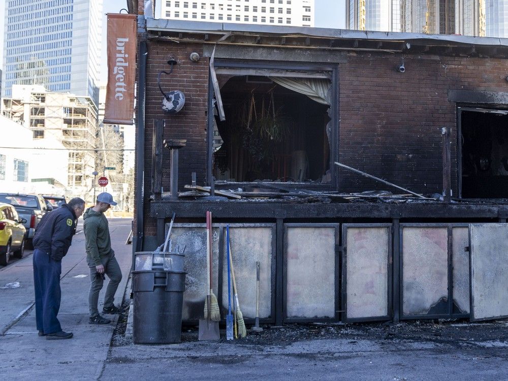 A Calgary man faces arson charges following two recent fires, including the one that damaged Bridgette Bar last month. 