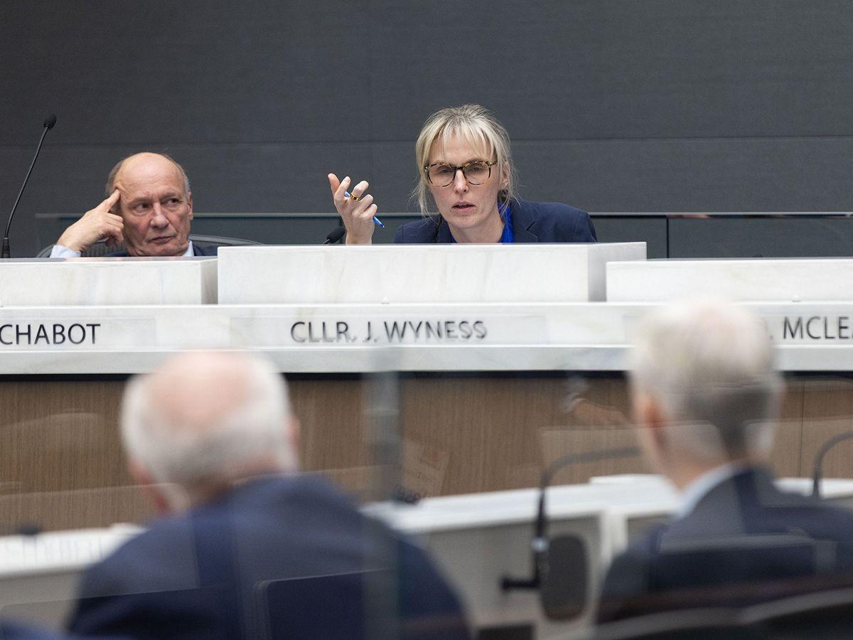 Couns. Andre Chabot and Jennifer Wyness