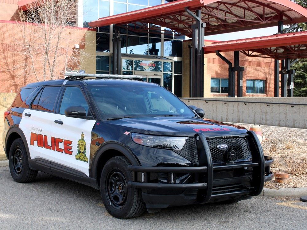 Lethbridge police cruiser