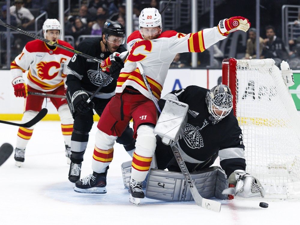 Flames have "a lot of chances" but fail to convert in Los Angeles as they get blanked for the fourth time this season.