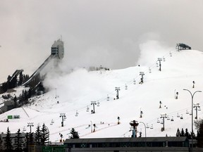 Calgary WinSport snow making
