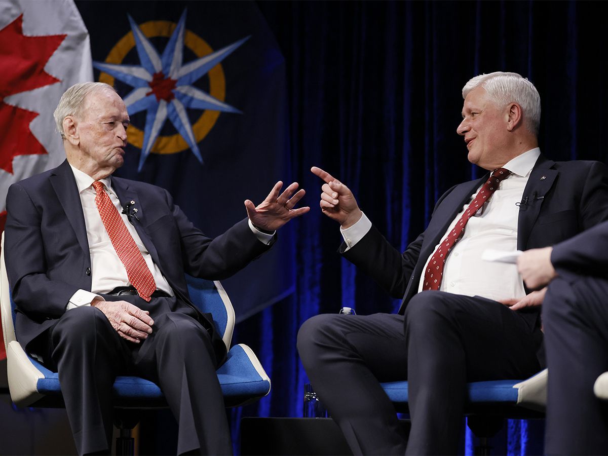 Jean Chretien and Stephen Harper