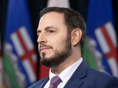 Education and Childcare Minister Demetrios Nicolaides in Edmonton on Dec. 3, 2025.