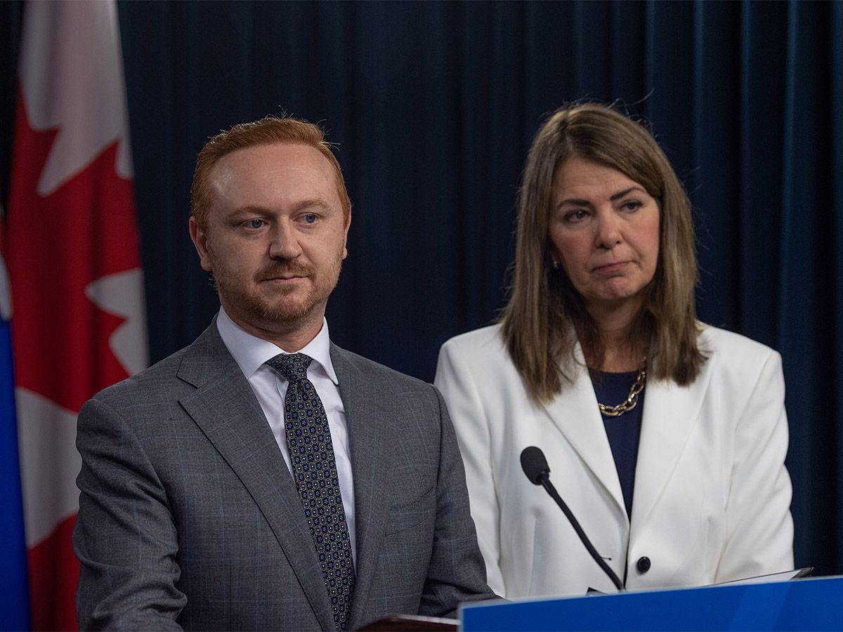 Mickey Amery and Danielle Smith