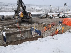 Bearspaw South feeder main repairs in January 2026