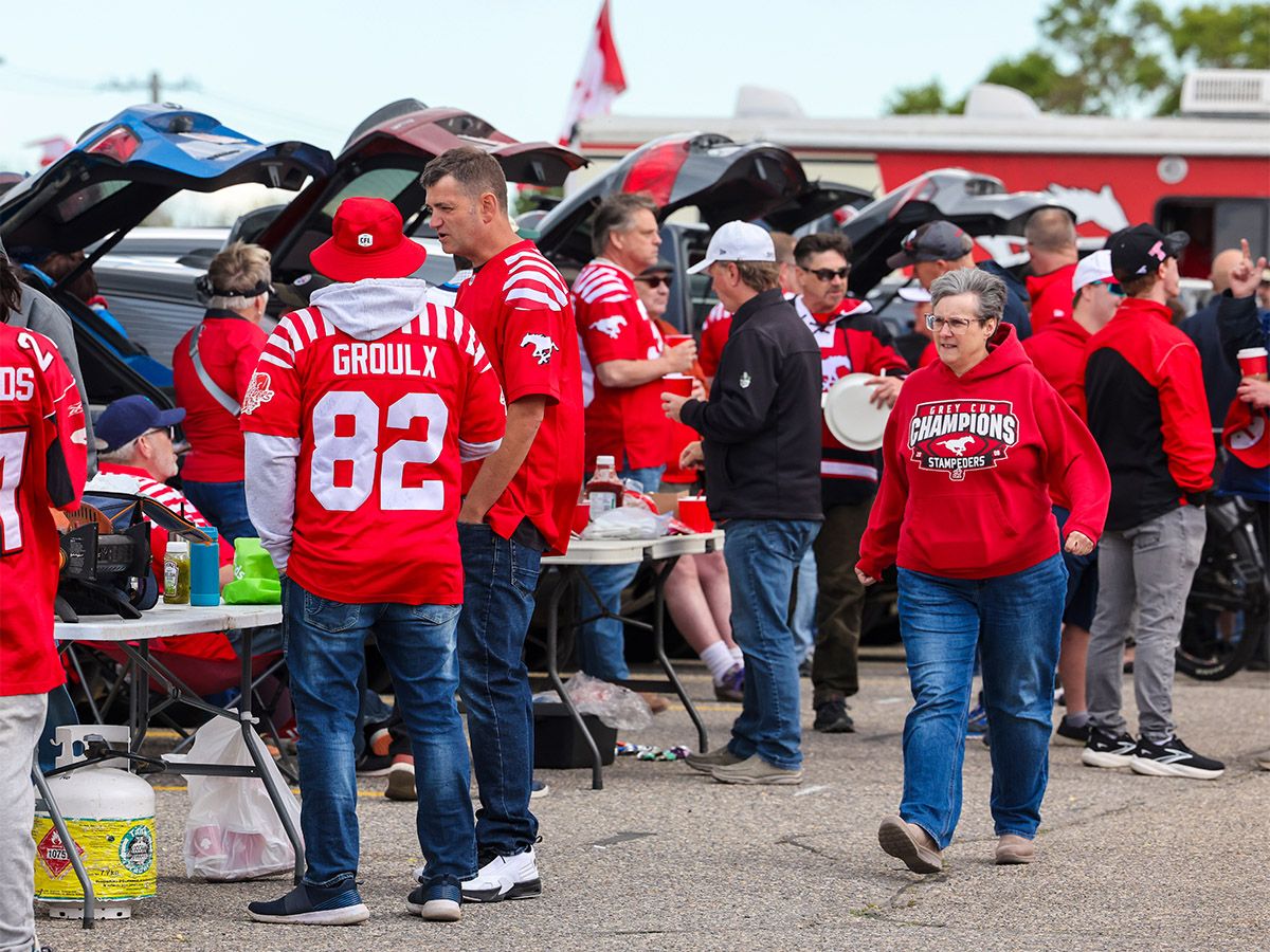 Calgary Stampeders tailgate